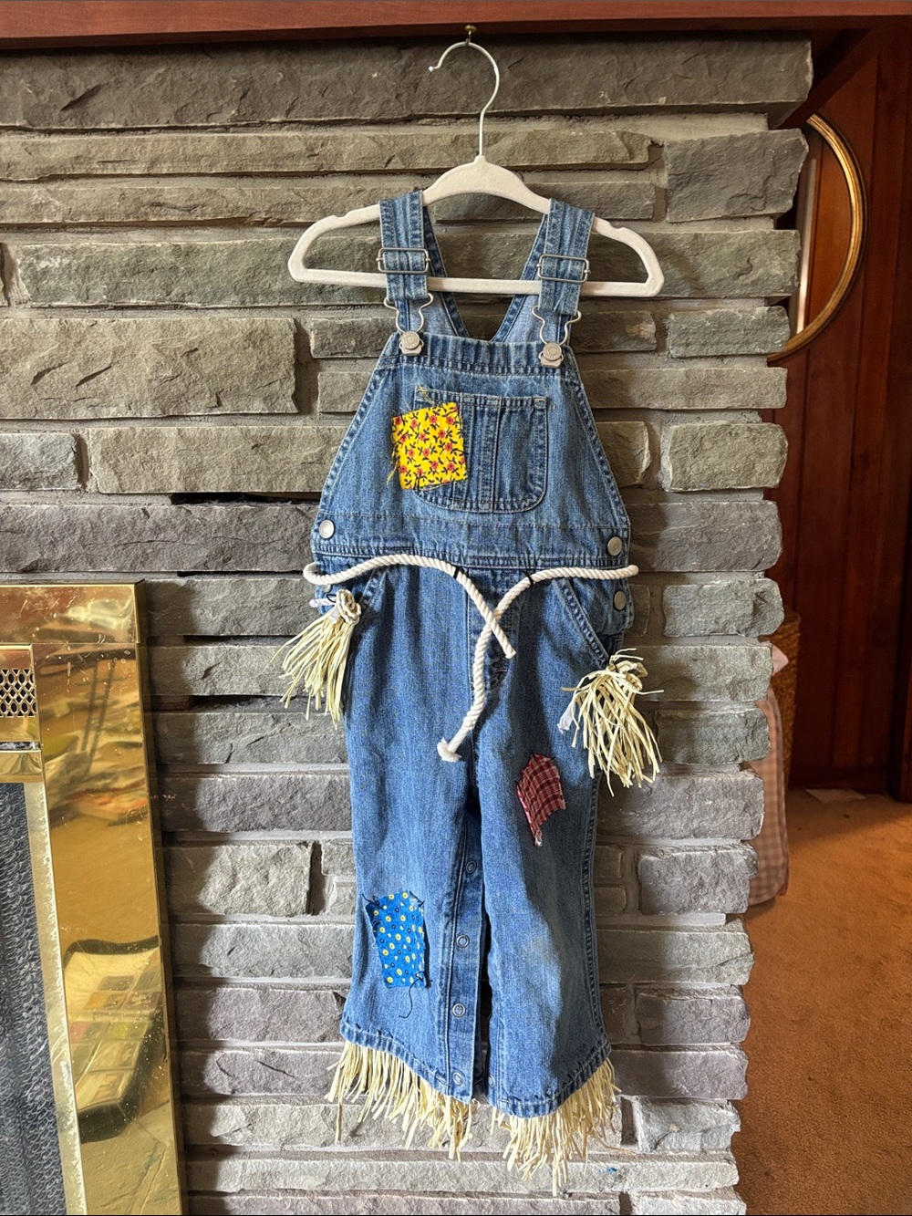 Halloween costume - scarecrow, homemade